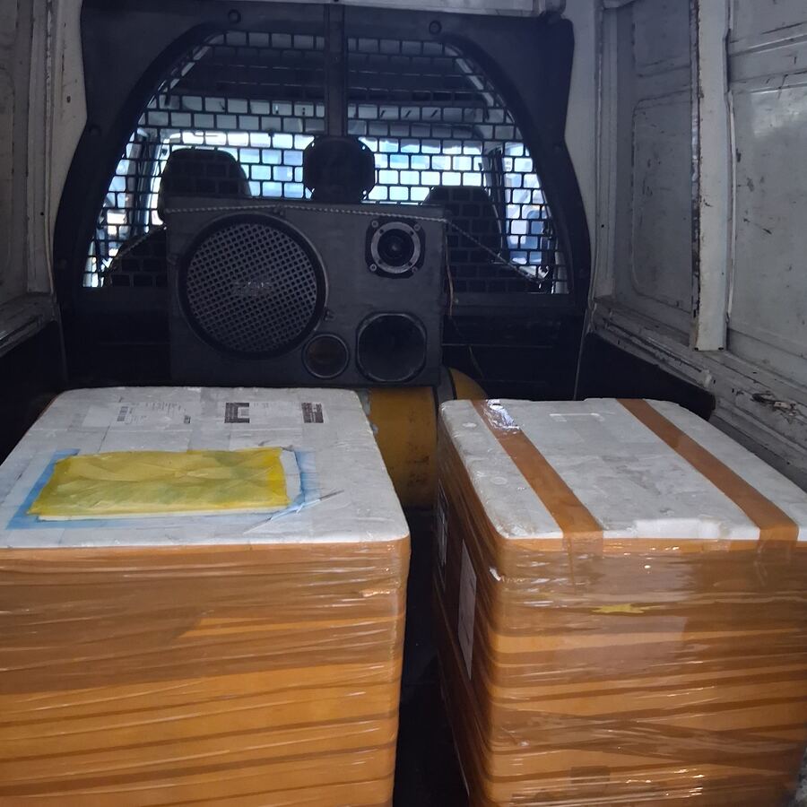 Encomendas embaladas prontas para entrega expressa